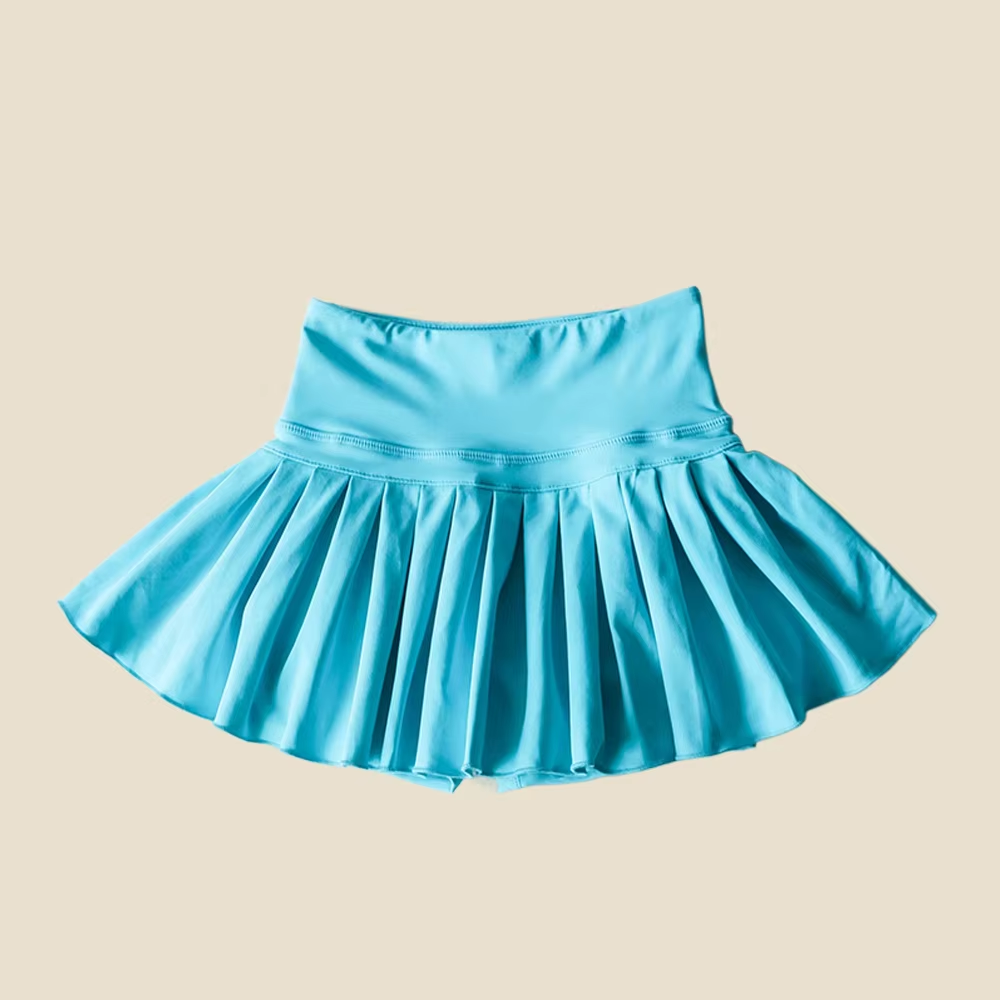 8.26  Pre order Baby Girl Yoga Skirt yoga blue Skirts dress