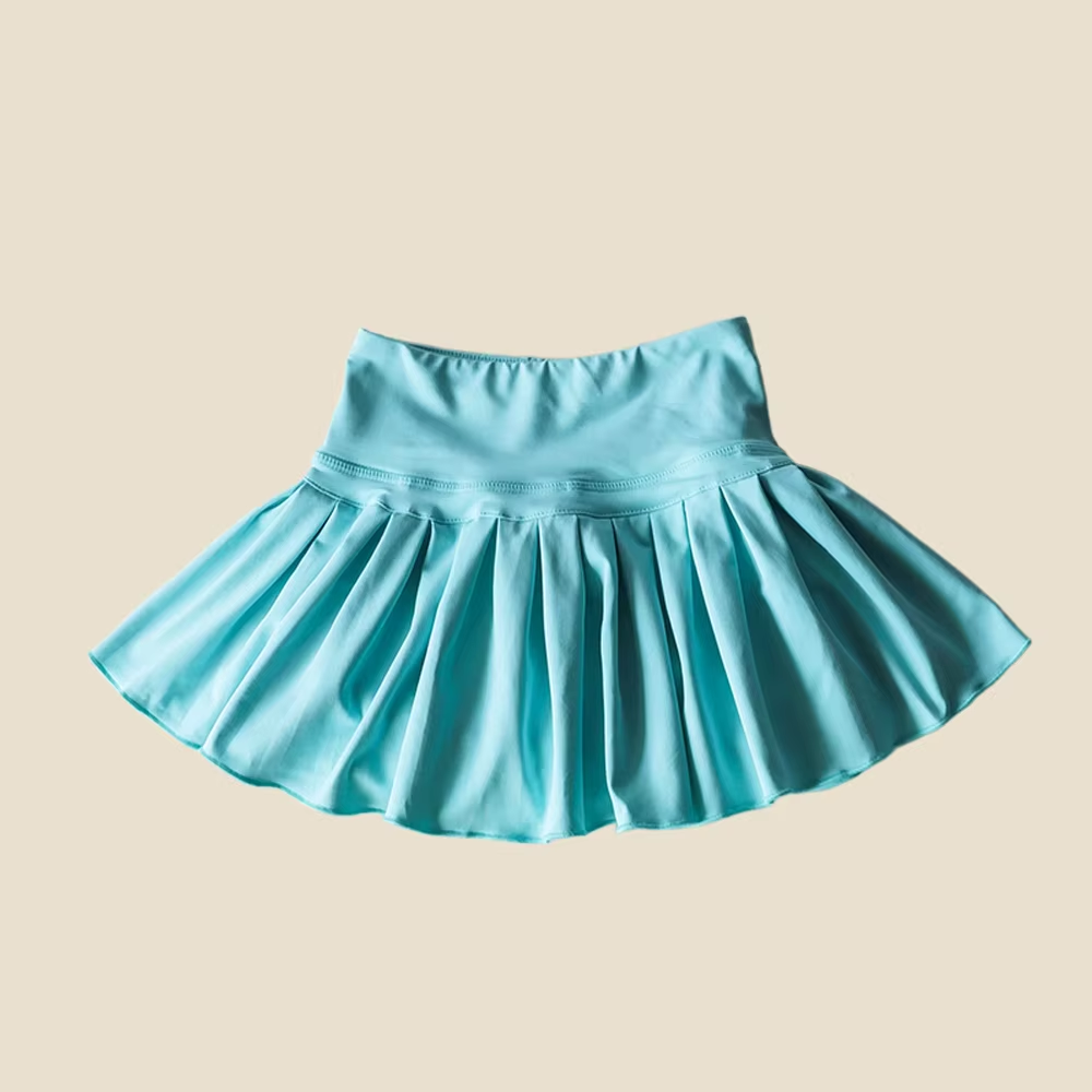 8.26  Pre order Baby Girl Yoga Skirt yoga blue Skirts dress