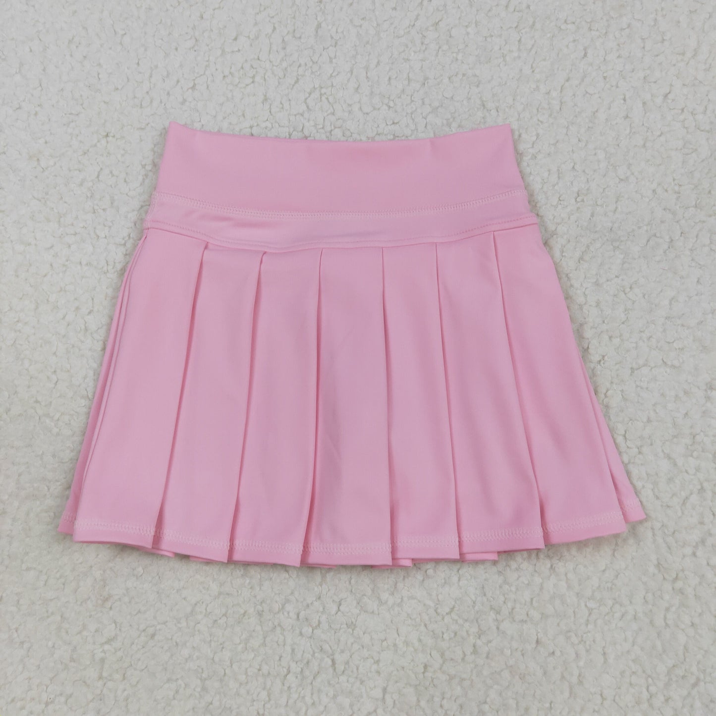 RTS NO MOQ （In stock）GLK0088Baby Girls Summer Yoga Skirt Baby Girls Light Pink Yoga Active Wear Skirt