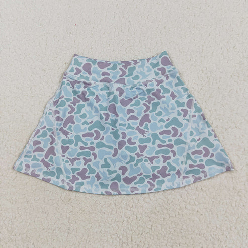 9.29 RTS Sibling Baby Girls Western Ducks Camo Yoga Skorts Bottom