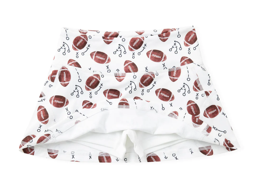 10.28 GLK0179 Pre order No Moq Yoga fabric Baby Girls Footballs Team Yoga Skirt Shorts Bottom