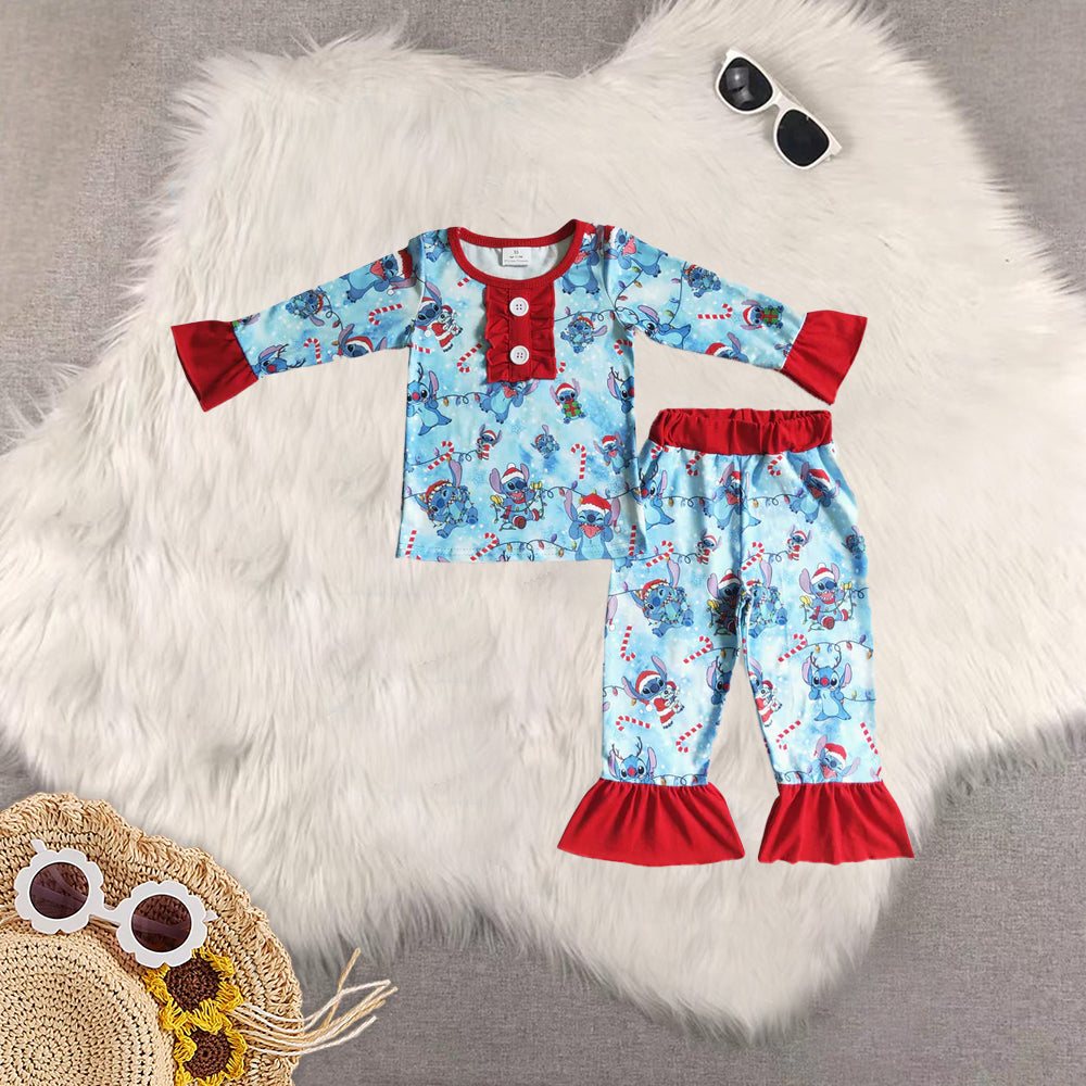 RTS Sibling Baby Boys Girls Koala santa hat kids boy Christmas pajamas