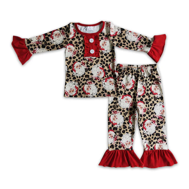 RTS Sibling Baby Kids Christmas  Top Pant Pajamas Clothes Sets