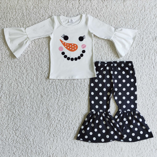 GLP0304  Kids girls clothes long sleeves top with trousers set-promotion 2024.9.14 $5.5