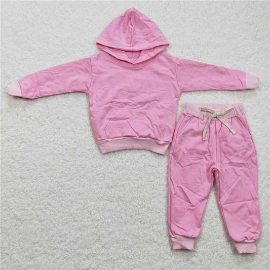 RTS no moq  GLP0419  Kids girls autumn clothes long sleeves top with trousers set