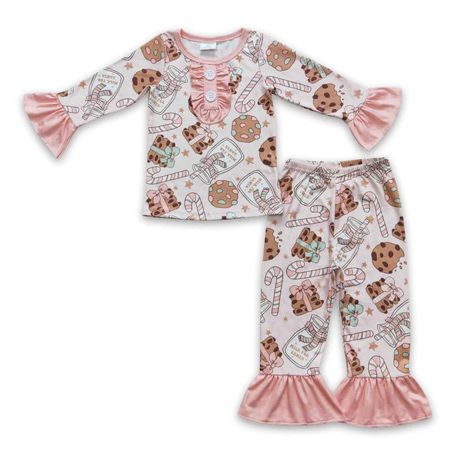 RTS Sibling Baby Kids Christmas  Top Pant Pajamas Clothes Sets