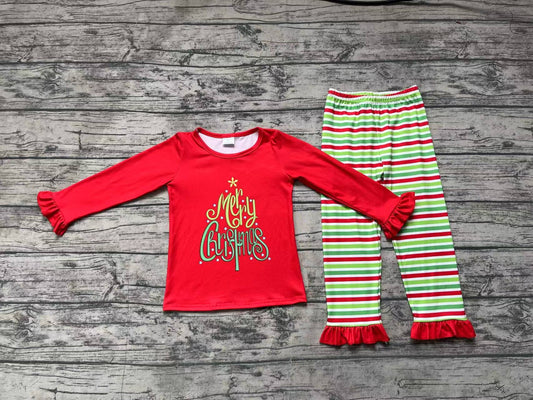 GLP1282  Pre-order baby girls clothes long sleeve top with trousers kids autumn set