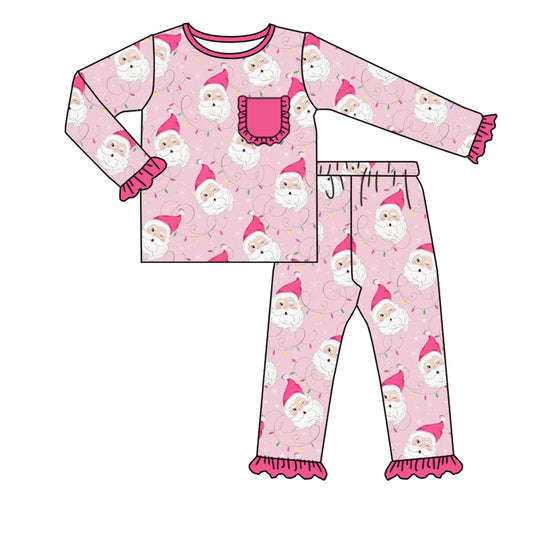 GLP1315  Pre-order baby girls clothes long sleeve top with trousers kids summer set