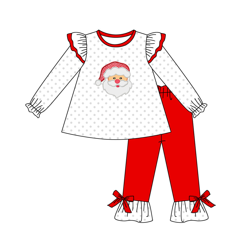 GLP1317  Pre-order baby girls clothes long sleeve top with trousers kids summer set