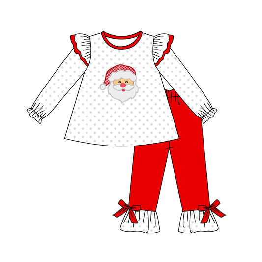 GLP1317  Pre-order baby girls clothes long sleeve top with trousers kids summer set