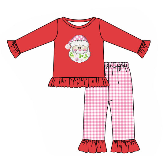 GLP1335  Pre-order baby girls clothes long sleeve top with trousers kids autumn set