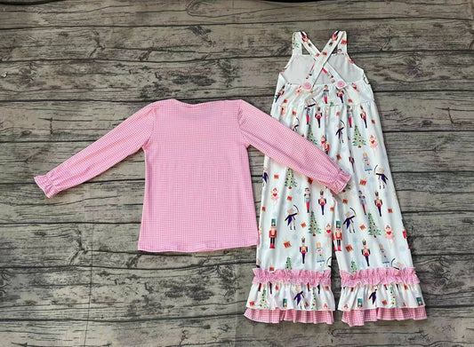 No moq GLP1368  Pre-order Size 3-6m to 14-16t baby girl clothes long sleeve top with trousers kids autumn set