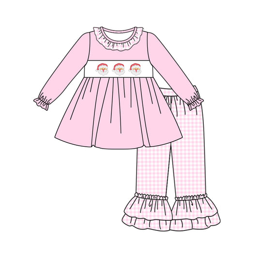 No moq GLP1398  Pre-order Size 3-6m to 14-16t baby girl clothes long sleeve top with trousers kids autumn set