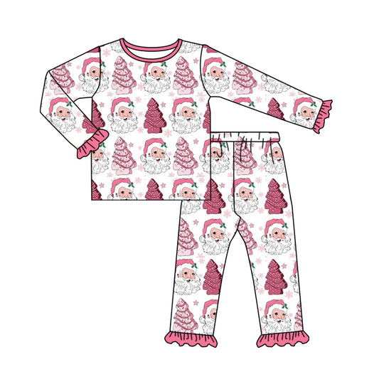 No moq GLP1501 Pre-order Size 3-6m to 14-16t baby girl clothes long sleeve top with trousers kids autumn set