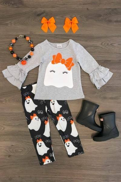 No moq GLP1675 Pre-order Size 3-6m to 14-16t baby girl clothes long sleeve top with trousers kids autumn set