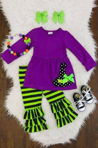 No moq GLP1681 Pre-order Size 3-6m to 14-16t baby girl clothes long sleeve top with trousers kids autumn set