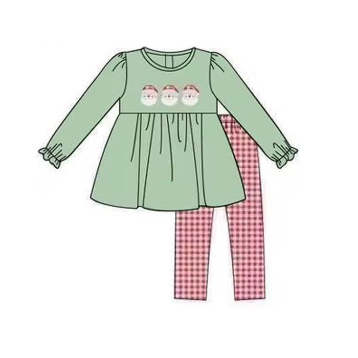 No moq GLP1687 Pre-order Size 3-6m to 14-16t baby girl clothes long sleeve top with trousers kids autumn set