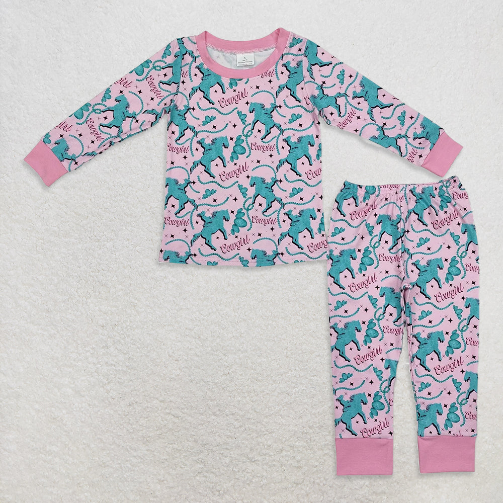 10.17 RTS Sibling Baby Girls Long Sleeve Top Pants Pajamas Clothes Sets