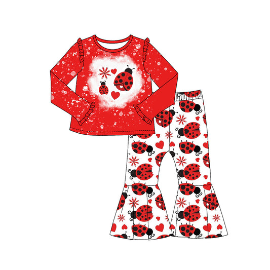 No moq GLP2014  Pre-order Size 3-6m to 14-16t baby girl clothes long sleeve top with trousers kids autumn set