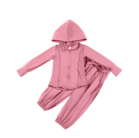 No moq  GLP2080  Pre-order Size 3-6m to 14-16t baby girl clothes long sleeve top with trousers kids autumn set