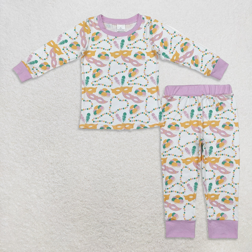 10.17 RTS Sibling Baby Girls Long Sleeve Top Pants Pajamas Clothes Sets