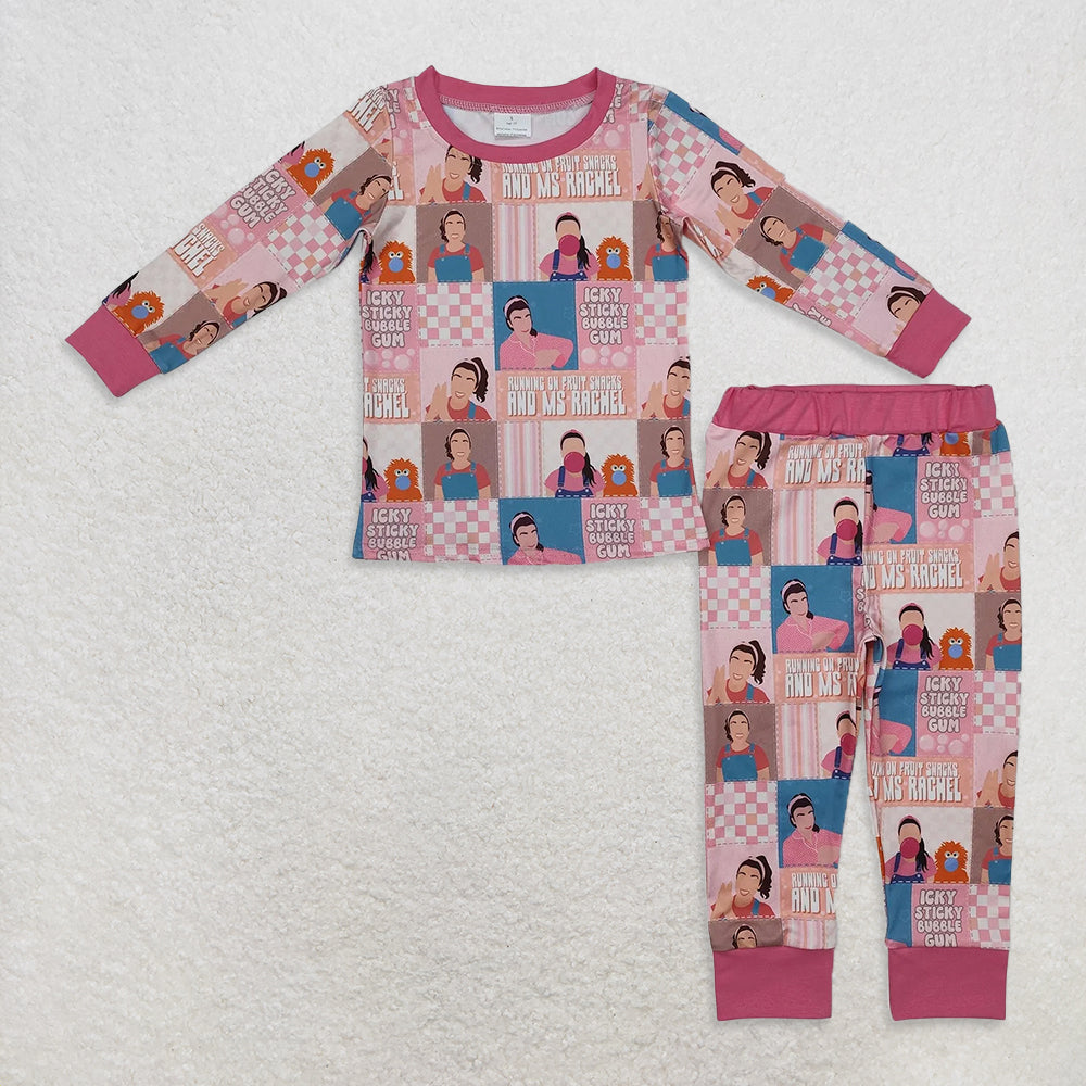 10.20 RTS Sibling Baby Girls Long Sleeve Pants Pajamas Clothes Sets