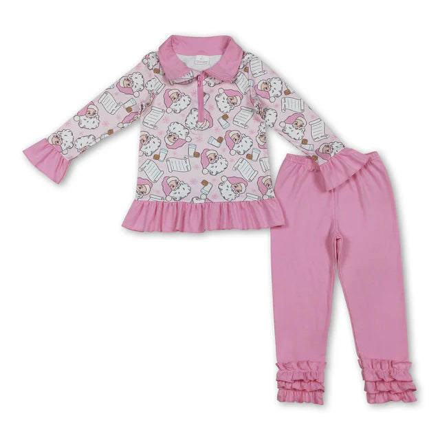 RTS Sibling Long sleeves leggings girls Christmas set