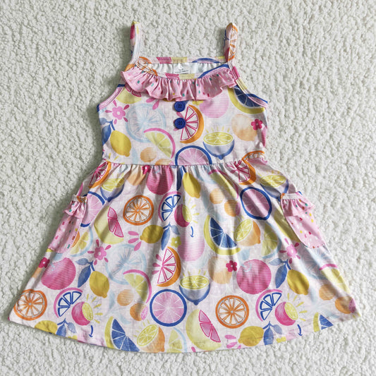 GSD0026  Kids girls clothes sling top woven  dress -promotion 2024.4.27  $2.99