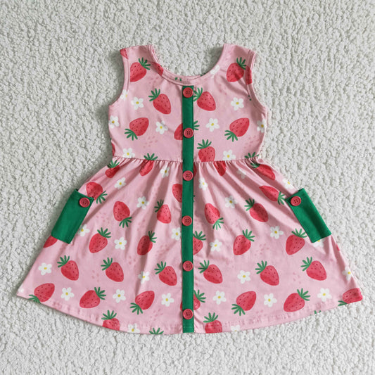 GSD0037 Kids girls clothes short sleeve summer dress promotion 2024.3.30 $5.5