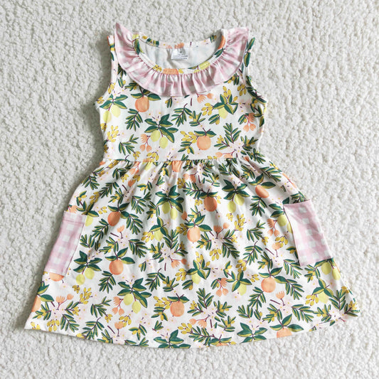 GSD0062  Kids girls clothes  sleeves top woven  dress -promotion 2024.4.13  $5.5