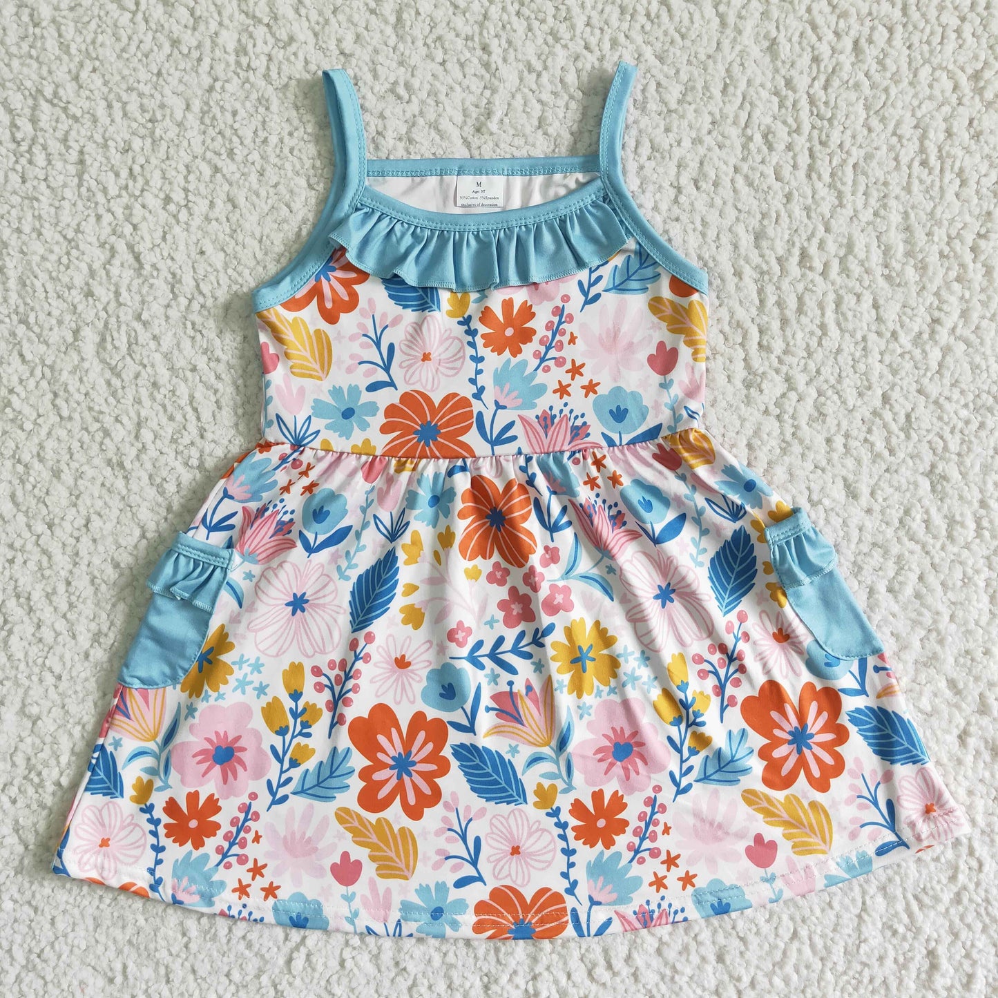 GSD0077  Kids girls clothes short sleeve dress -promotion 2024.5.03 $5.5