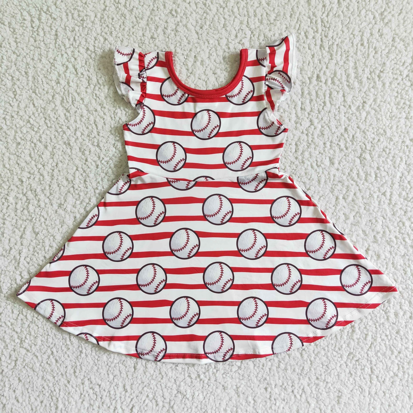 GSD0083  Kids girls clothes flying sleeves top woven  dress -promotion 2024.4.13  $5.5