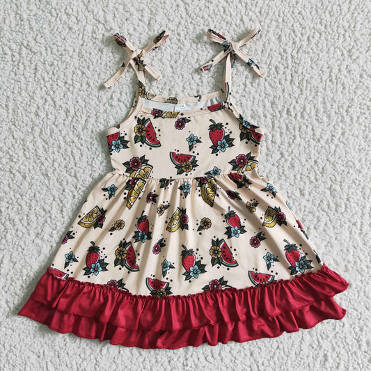 GSD0087   Kids girls clothes sling dress-promotion 2024.5.18 $5.5