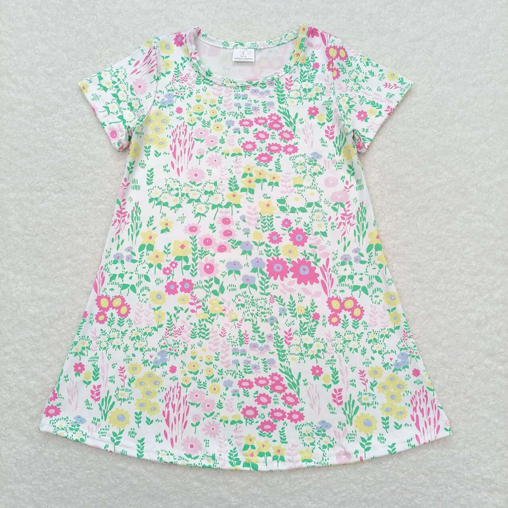 12.24 RST Sibling Baby Girls Summer Fashion Knee Length Dresses