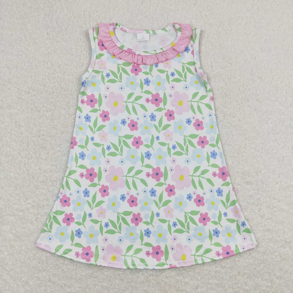 12.24 RST Sibling Baby Girls Summer Fashion Knee Length Dresses