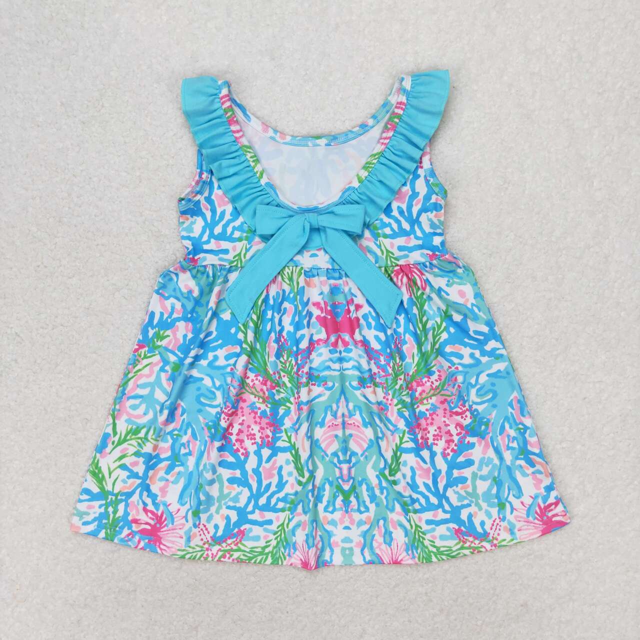 GSD1138 baby girl summer clothes short sleeve kids dress