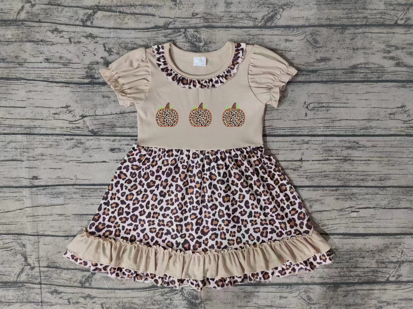 GSD1347  Pre-order baby girl clothes embroidery short sleeves summer dress