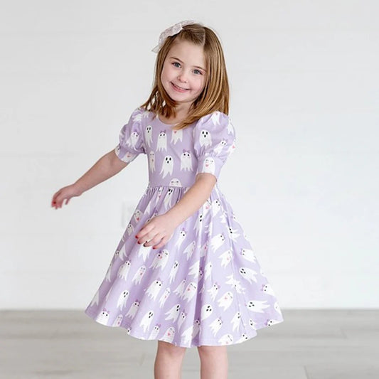 GSD1368  Pre-order baby girl clothes short sleeves summer dress