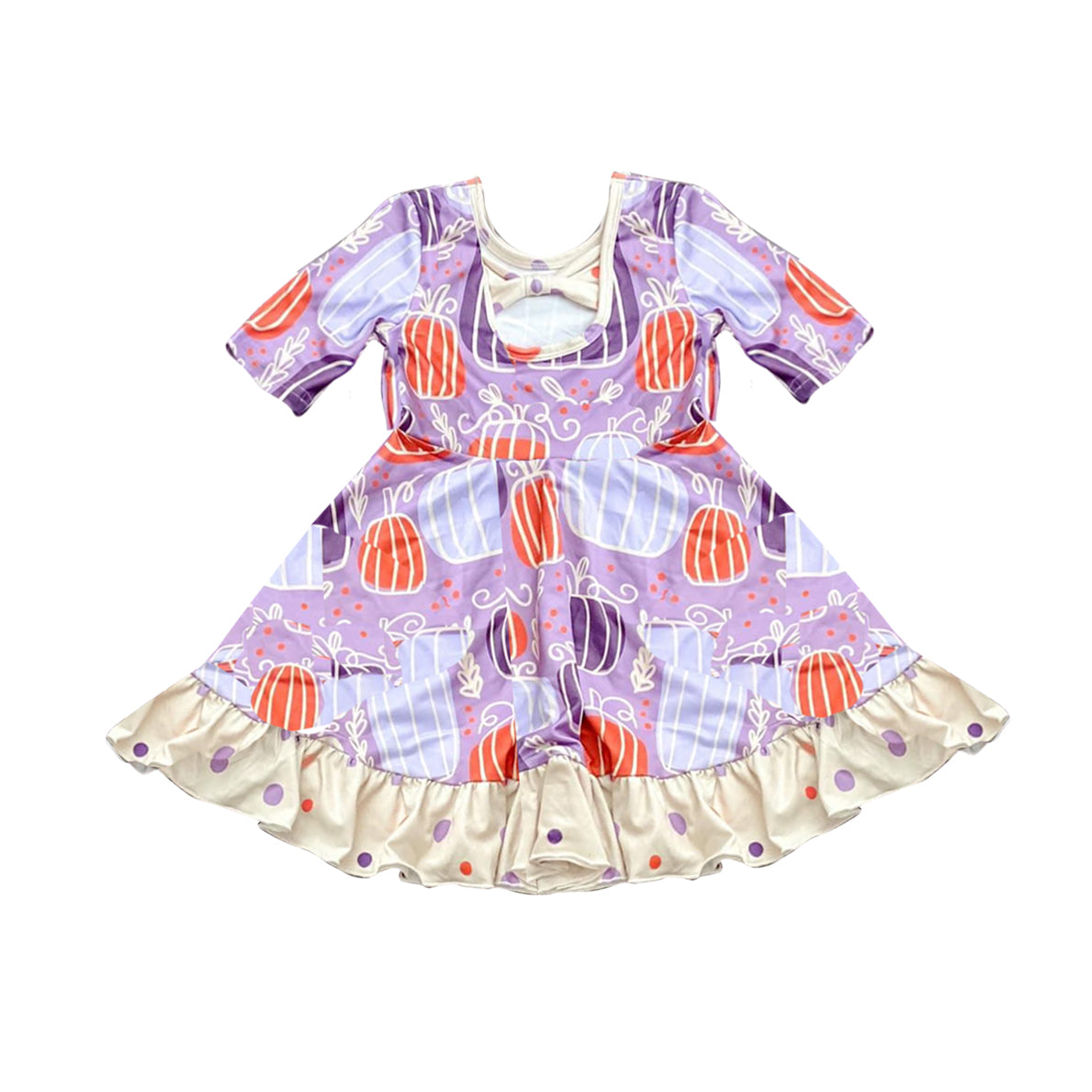 NO moq GSD1404  Pre-order Sizes 3-6m to 14-16t baby girl clothes short sleeves summer dress