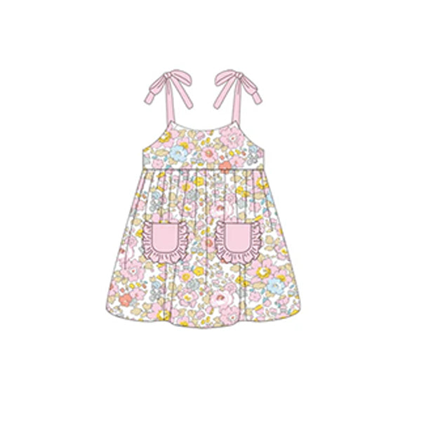 Baby girls clothes floral suspender dress and Short sleeve Short pants  suits mixed size Pre order