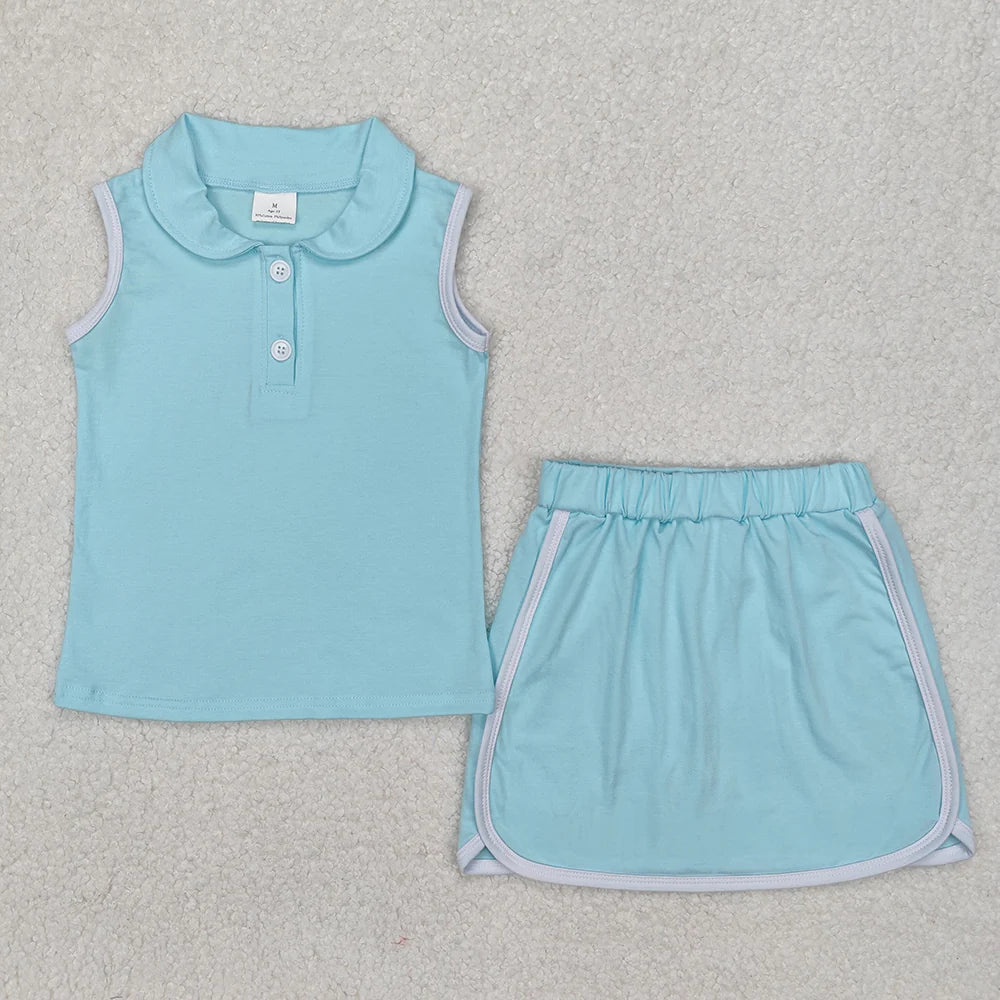 12.9 RTS Sibling Baby Girls Pullover Top Sports Shorts Clothes Sets