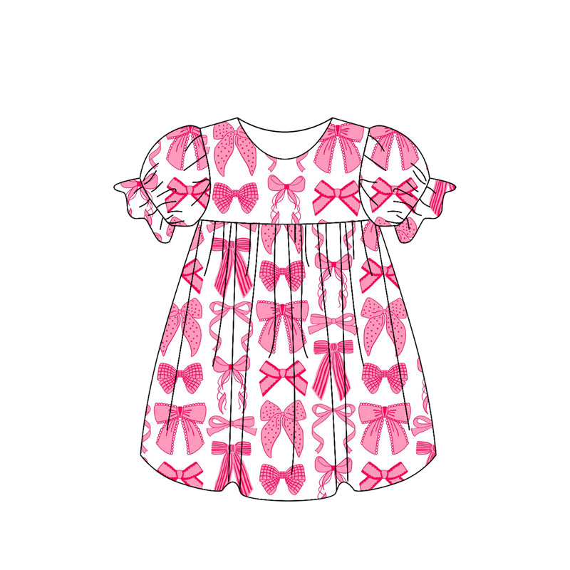 Baby Girls Outfits Short Sleeves Pink Bow Ruffle Shorts Cute And Fashionable Clothing for Little Ones