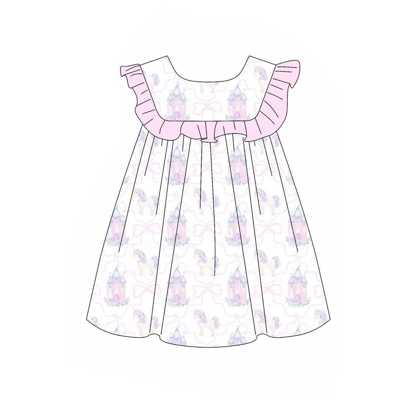 Enchanting Pink Unicorn Castle Ensemble for Girls