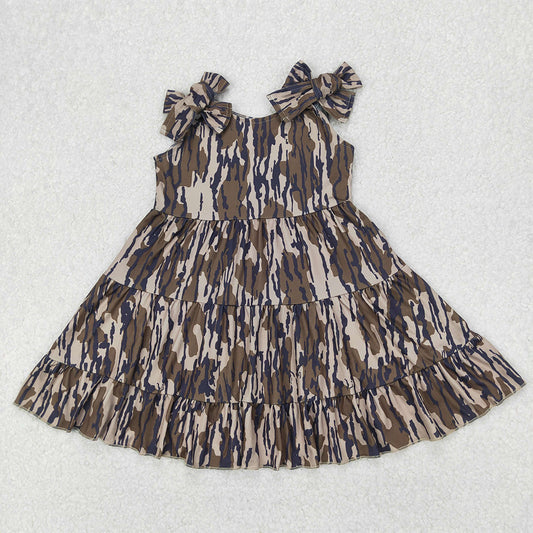4.08 GSD2203 RTS NO MOQ Baby Girls Bottomland Camouflage Dress