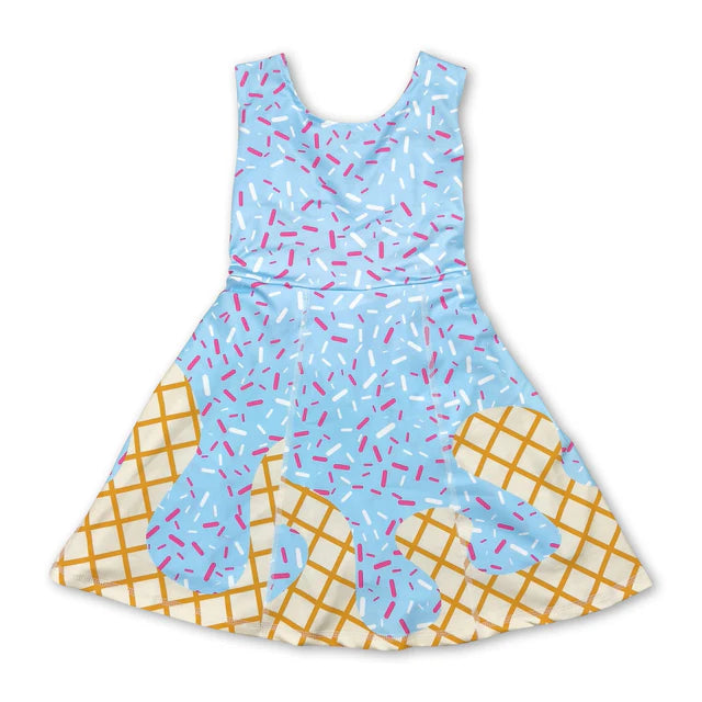 USA Warehouse (IN STOCK) Baby girls Solid color Straps floral ruffle athletic dresses and swimsuit set