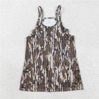 RTS Sibling Summer Athletic Dresses for Girls And Women with Straps Bottomland Camo