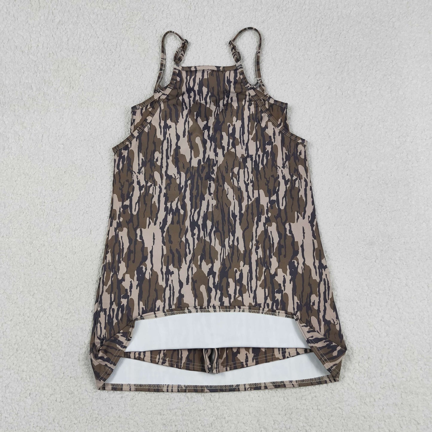 GSD2744 RTS NO MOQ （In stock）Camo straps adult women summer athletic dress