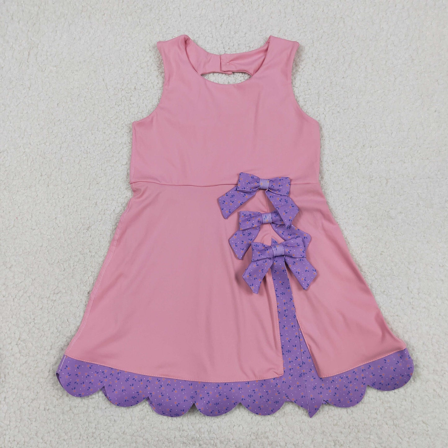 RTS Sibling sleeveless bows kids girls summer athletic dress