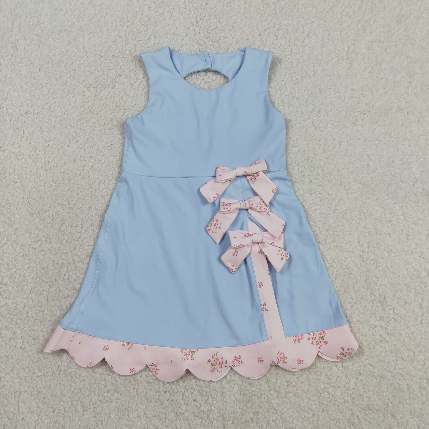 RTS Sibling sleeveless bows kids girls summer athletic dress
