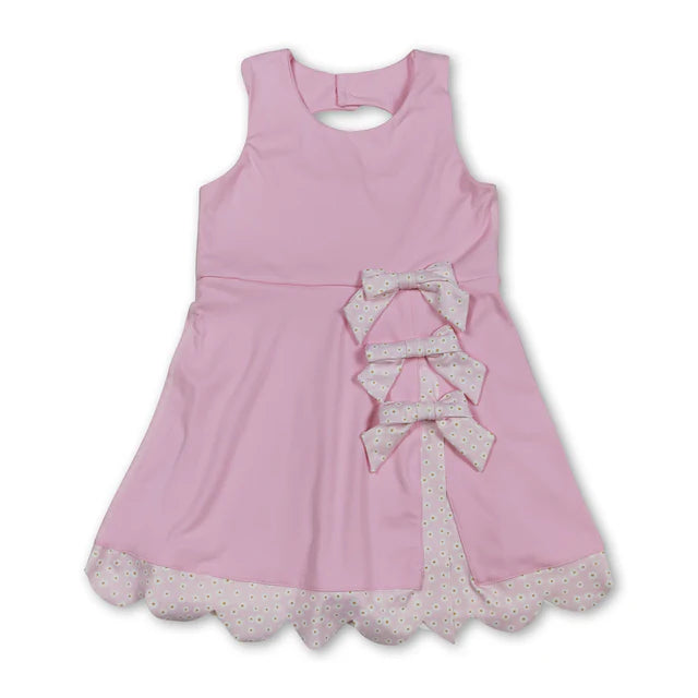 RTS Sibling sleeveless bows kids girls summer athletic dress